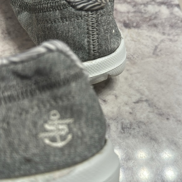 Skechers On The Go Tide Womens 6.5 Charcoal Gray Casual Lace Up Boat Shoes - Picture 5 of 7